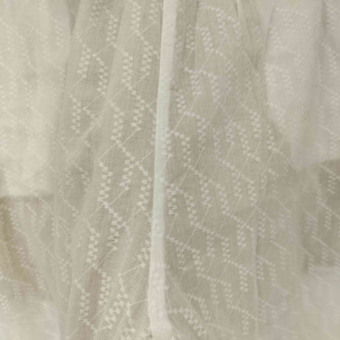 ヌキテパ NE QUITTEZ PAS Cotton Dobby Lace & Pintuck Pants レディース JPN:M