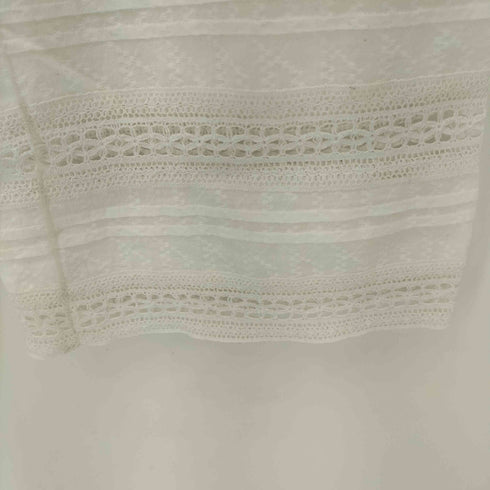 ヌキテパ NE QUITTEZ PAS Cotton Dobby Lace & Pintuck Pants レディース JPN:M