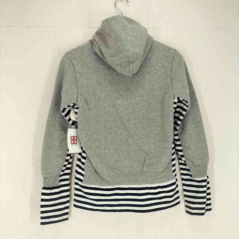 コムデギャルソン COMME des GARCONS AD2013 13SS ORIGINAL ボーダー切替プルオーバーパーカー レディース M