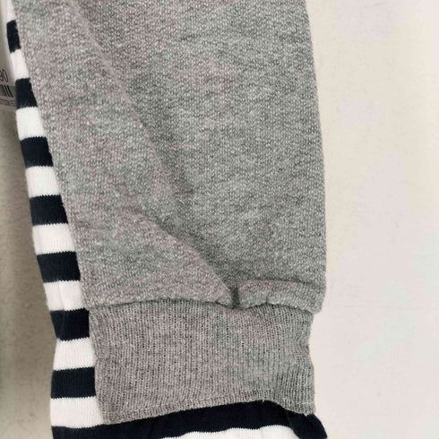コムデギャルソン COMME des GARCONS AD2013 13SS ORIGINAL ボーダー切替プルオーバーパーカー レディース M