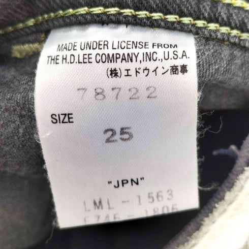リー Lee Y2K ハラコパッチ ローライズ フレアパンツ レディース 25
