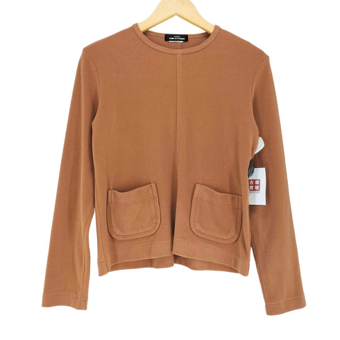 トリココムデギャルソン tricot COMME des GARCONS 輸出品タグ フロントポケットフリーストップス レディース