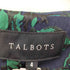 タルボット TALBOTS 花柄 織り 凹凸 ノースリーブ ワンピース レディース 4