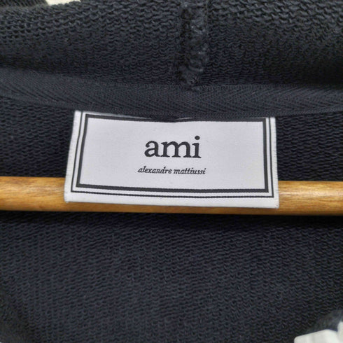 アミアレクサンドルマテュッシ AMI ALEXANDRE MATTIUSSI Technical Zip Hoody Black メンズ JPN:M