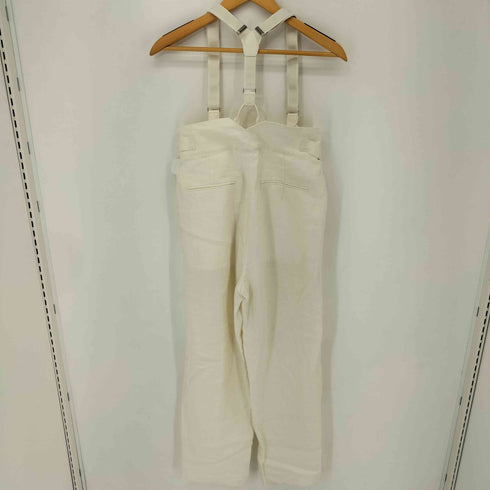 ウィムガゼット Whim Gazette 22SS リネン 2タック サスペンダー パンツ レディース 36