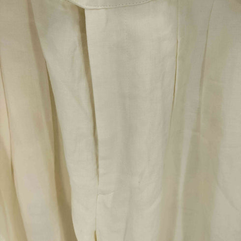 ウィムガゼット Whim Gazette 22SS リネン 2タック サスペンダー パンツ レディース 36