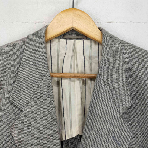 コムデギャルソンオム COMME des GARCONS HOMME AD1992 背抜き リネンテーラードジャケット 田中オム メンズ M