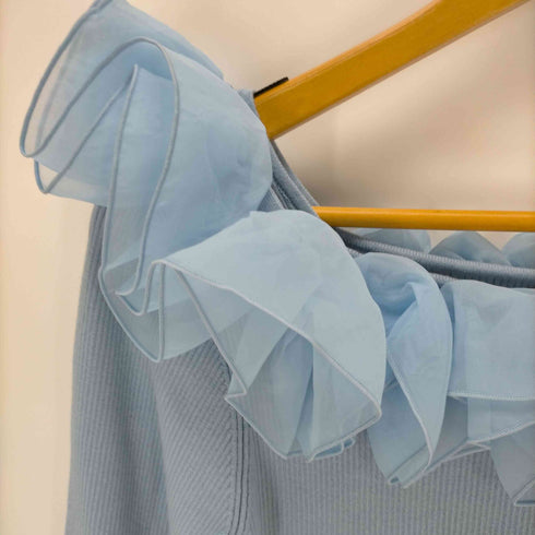 セルフォード CELFORD 2WAYラッフルリブニットトップス レディース ONE SIZE