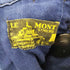 ルモンサンミッシェル LE MONT ST MICHEL 50S ブルーモールスキン フレンチ ワークパンツ メンズ