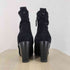 バレンシアガ BALENCIAGA メダリオンデザインウェッジソールスウェードブーティ レディース 37