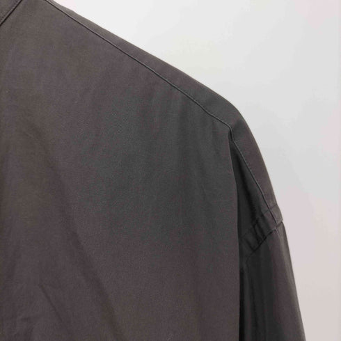 ユニクロ UNIQLO スーピマコットンオーバーサイズスタンドカラーシャツ メンズ JPN:XL