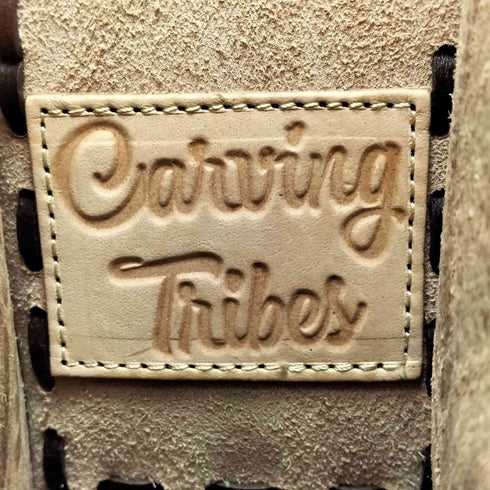カービングトライブス Carving Tribes 花柄 型押し レザー レディース