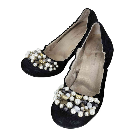 ツモリチサトウォーク tsumori chisato walk ビジュー装飾ヒールパンプス レディース 23