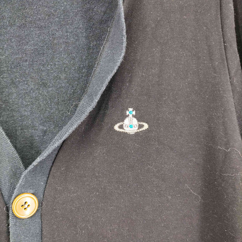 ヴィヴィアンウエストウッドマン Vivienne Westwood MAN オーブ刺繍 カーディガン メンズ 48
