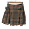 バーバリーブルーレーベル BURBERRY BLUE LABEL ノバチェック ウールミニスカート レディース EUR:36