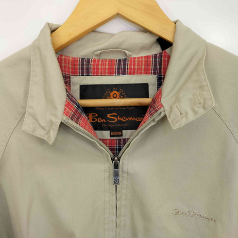 ベンシャーマン Ben Sherman 裏地チェック スウィングトップ ハリントンジャケット メンズ JPN:M