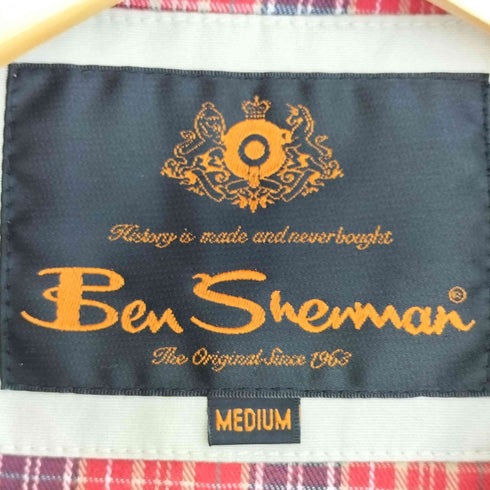 ベンシャーマン Ben Sherman 裏地チェック スウィングトップ ハリントンジャケット メンズ JPN:M