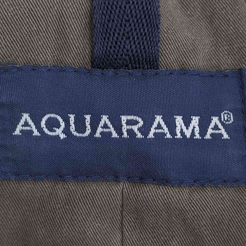AQUARAMA イタリア製 コットンナイロン ヒールパッチ エポレット 中綿 ダブルブレスト テーラードジャケット メンズ 48