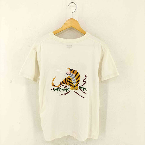 トウヨウエンタープライズ 東洋エンタープライズ S/S 虎刺繍 Tシャツ メンズ JPN:XL