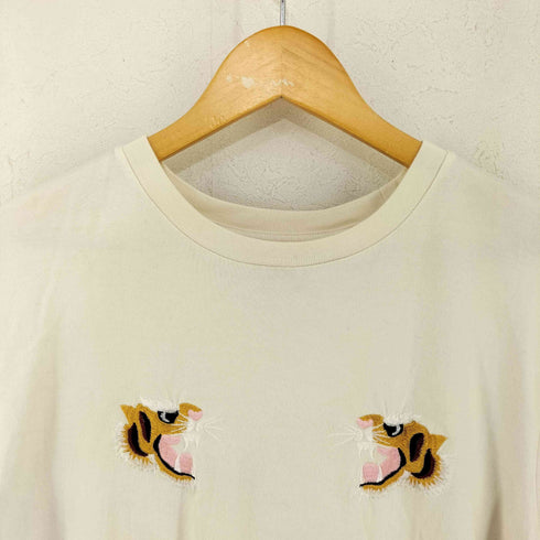 トウヨウエンタープライズ 東洋エンタープライズ S/S 虎刺繍 Tシャツ メンズ JPN:XL