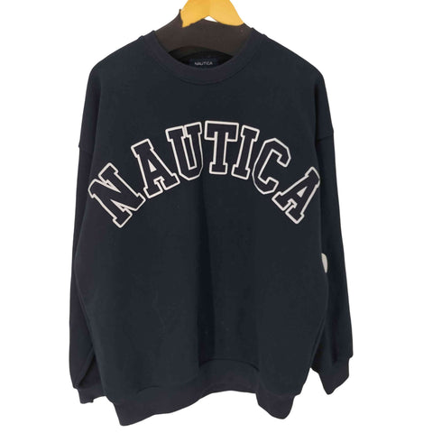 ノーティカ NAUTICA フロントロゴワッペンスウェット メンズ import:L