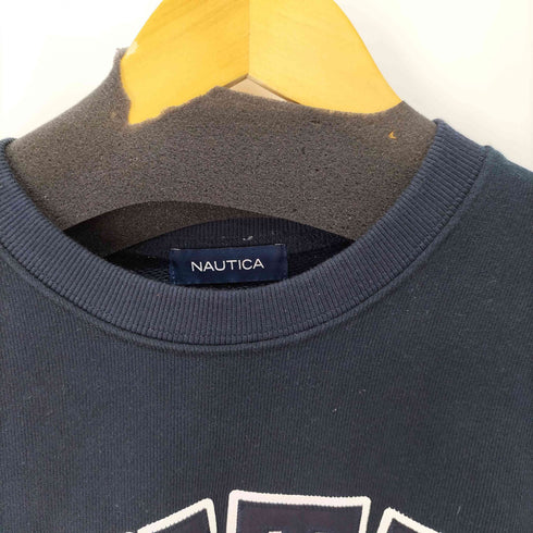 ノーティカ NAUTICA フロントロゴワッペンスウェット メンズ import:L