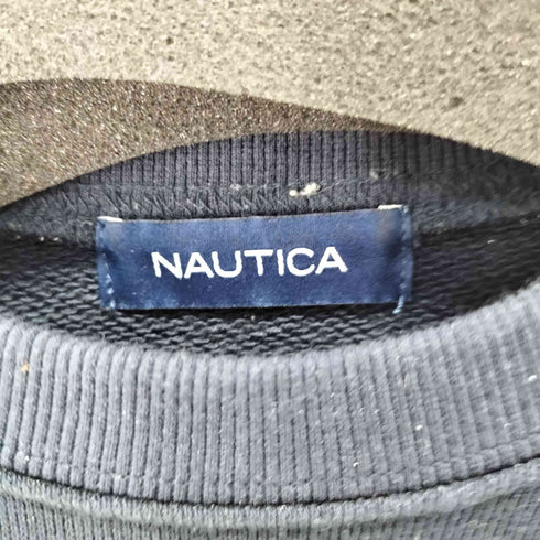 ノーティカ NAUTICA フロントロゴワッペンスウェット メンズ import:L