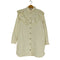 ザラ ZARA フリル デニムシャツワンピース チュニック レディース import:S