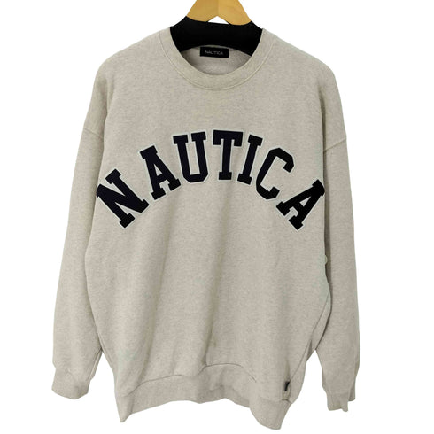 ノーティカ NAUTICA フロントロゴワッペンスウェット メンズ import:L