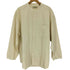 TRAVEL SMITH シルク コットン 織り バンドカラー シャツ カットオフ メンズ import:XL