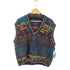 クージー COOGI 総柄 3D KNIT VEST メンズ import:XL
