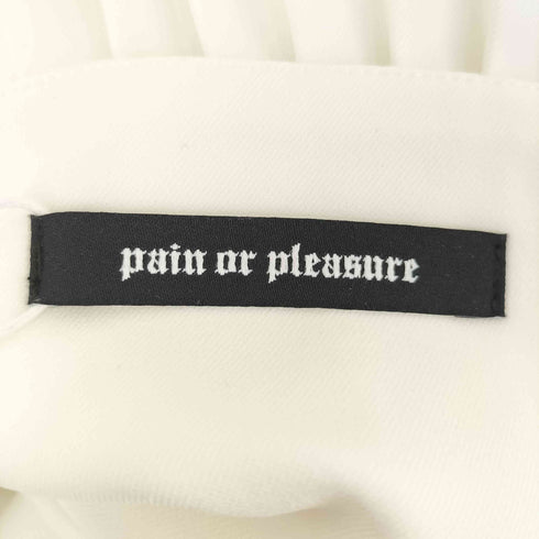 PAIN OR PLEASURE 25SS エコ プリーツ スカート レディース