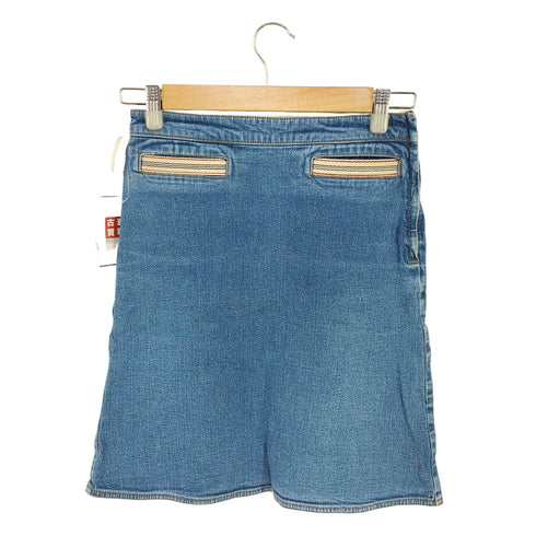 バーバリーブルーレーベル BURBERRY BLUE LABEL デニムタイトスカート レディース EUR:36