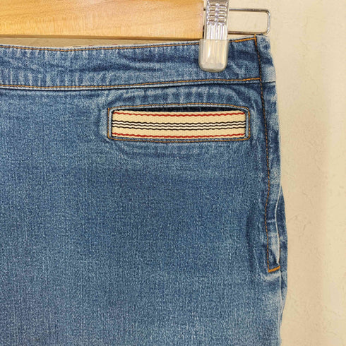 バーバリーブルーレーベル BURBERRY BLUE LABEL デニムタイトスカート レディース EUR:36
