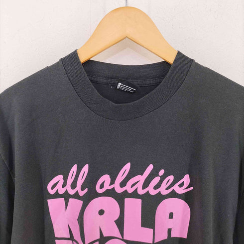 スクリーンスターズ SCREEN STARS USA製 KRLA 1110am クルーネックTシャツ メンズ import:XL