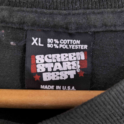 スクリーンスターズ SCREEN STARS USA製 KRLA 1110am クルーネックTシャツ メンズ import:XL