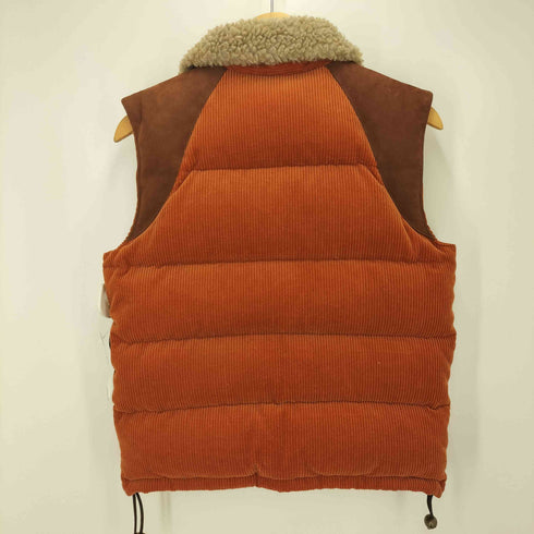 バルデセブンティセブン Varde77 14AW SUEDE&CORDUROY DOWN VEST スウェード コーデュロイ ダウン ベスト メンズ