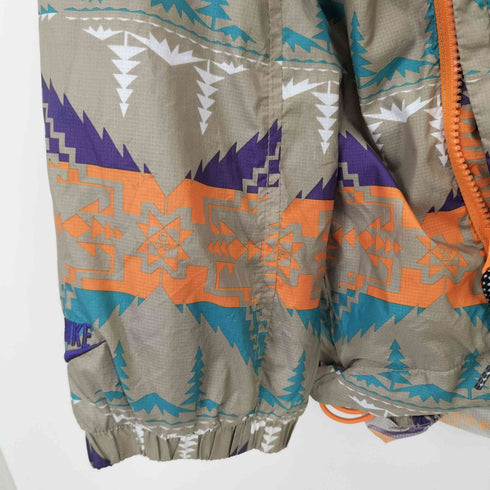 ナイキエーシージー NIKE ACG 00S コラボ ロゴ 刺繍 総柄 マウンテンパーカー 08AW メンズ import:S