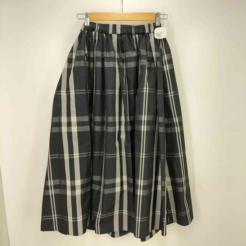 ユナイテッドアローズ UNITED ARROWS 22AW チェック タフタ フレア スカート レディース JPN:38