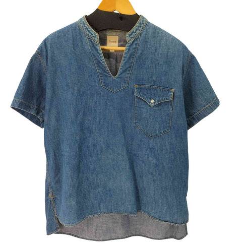 サンカ Sanca スキッパーデニムブラウス メンズ JPN:1