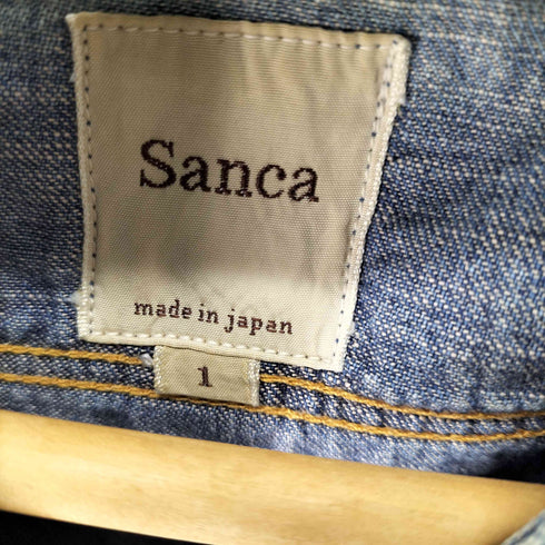 サンカ Sanca スキッパーデニムブラウス メンズ JPN:1