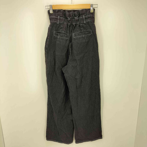 カプリシュレマージュ CAPRICIEUX LEMAGE 23SS ベルト付 ワイド デニム パンツ レディース JPN:38