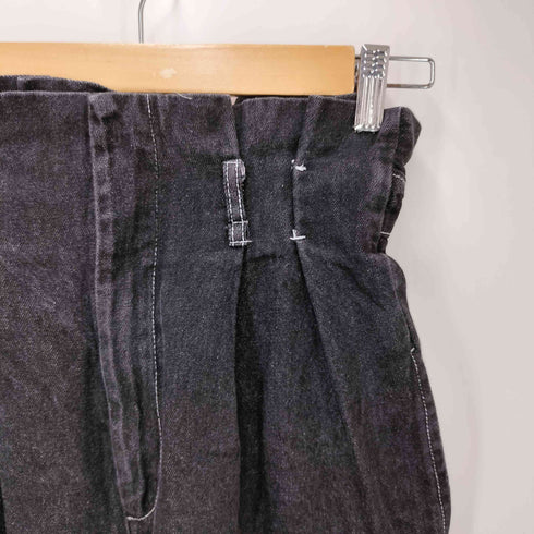 カプリシュレマージュ CAPRICIEUX LEMAGE 23SS ベルト付 ワイド デニム パンツ レディース JPN:38