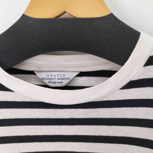 アンユーズド UNUSED S/S ボーダー柄クルーネックTシャツ メンズ JPN:1