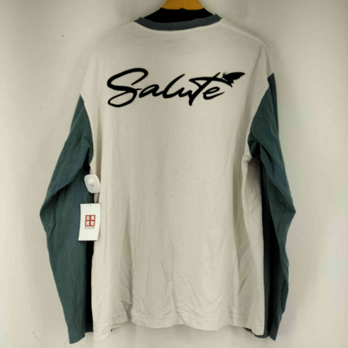サルーテ SALUTE 両面プリント L/S Tシャツ メンズ import:M