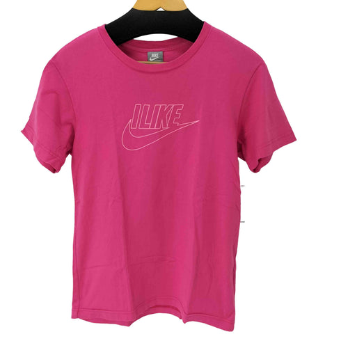 ナイキ NIKE S/S スウォッシュプリントクルーネックTシャツ レディース import:M