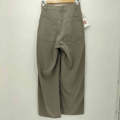 BARTEL PERFECTION サイドジップ ストライプ パンツ レディース 36