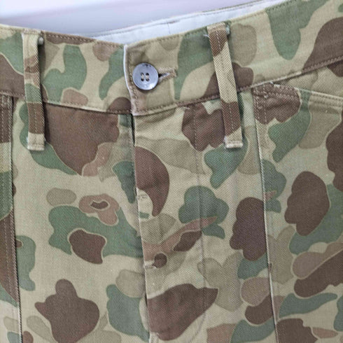 デラックス DELUXE CLOTHING 迷彩柄テーパードパンツ メンズ JPN:M