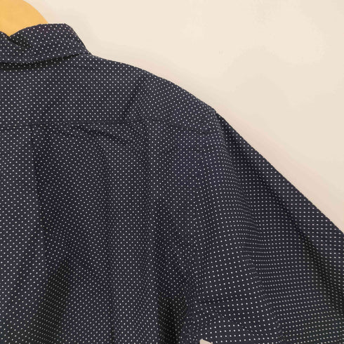 チャムス CHUMS ドット柄 フックボタン L/S コットン レギュラーカラー シャツ メンズ import:S