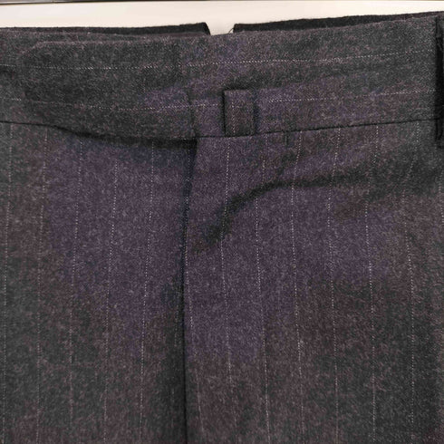 ボリオリ BOGLIOLI イタリア製 ピンストライプ ウール 3B テーラードジャケット センタープレス スラックスパンツ スーツ セットアップ メンズ 48